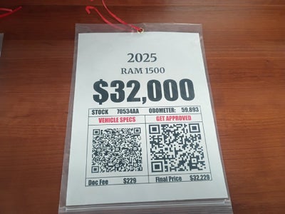 2025 RAM 1500 Lone Star
