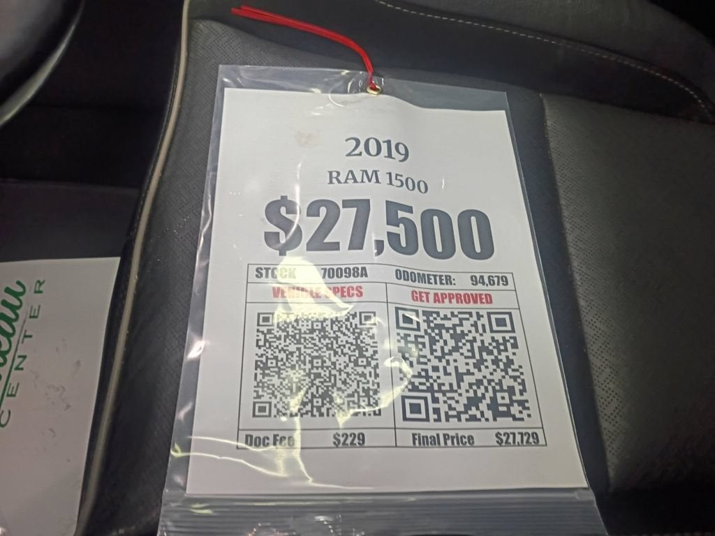 2019 RAM 1500 Laramie