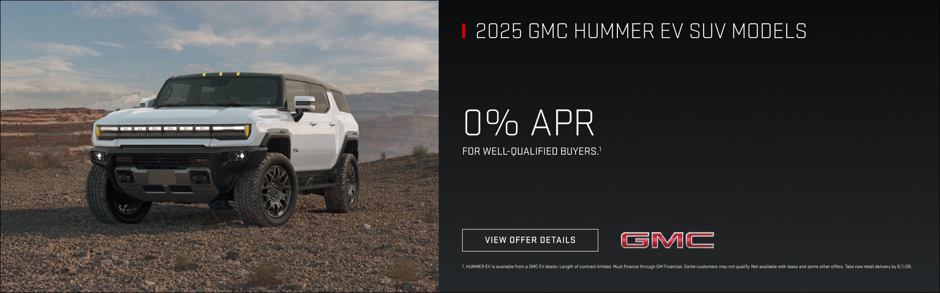 0% APR for well-qualified buyers.1